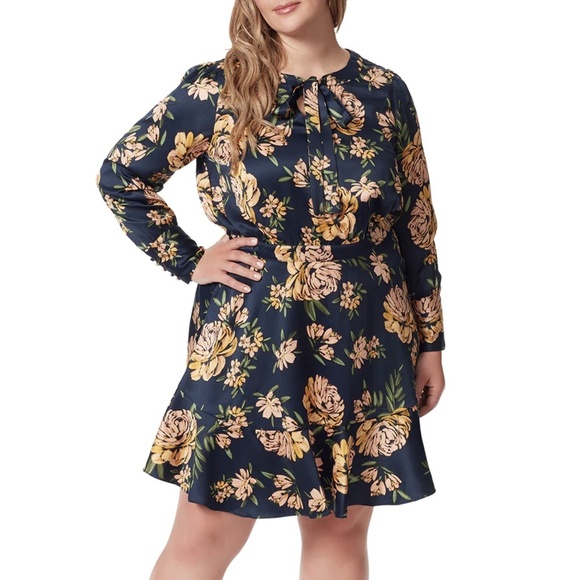 NWT Jessica Simpson Davina Floral Mini Dress in Sweet Escape - Picture 1 of 6